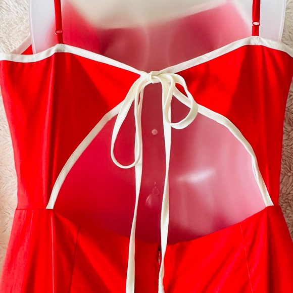 TULAROSA Isabeli Jumpsuit Bright Red ❤️ - Picture 5 of 9